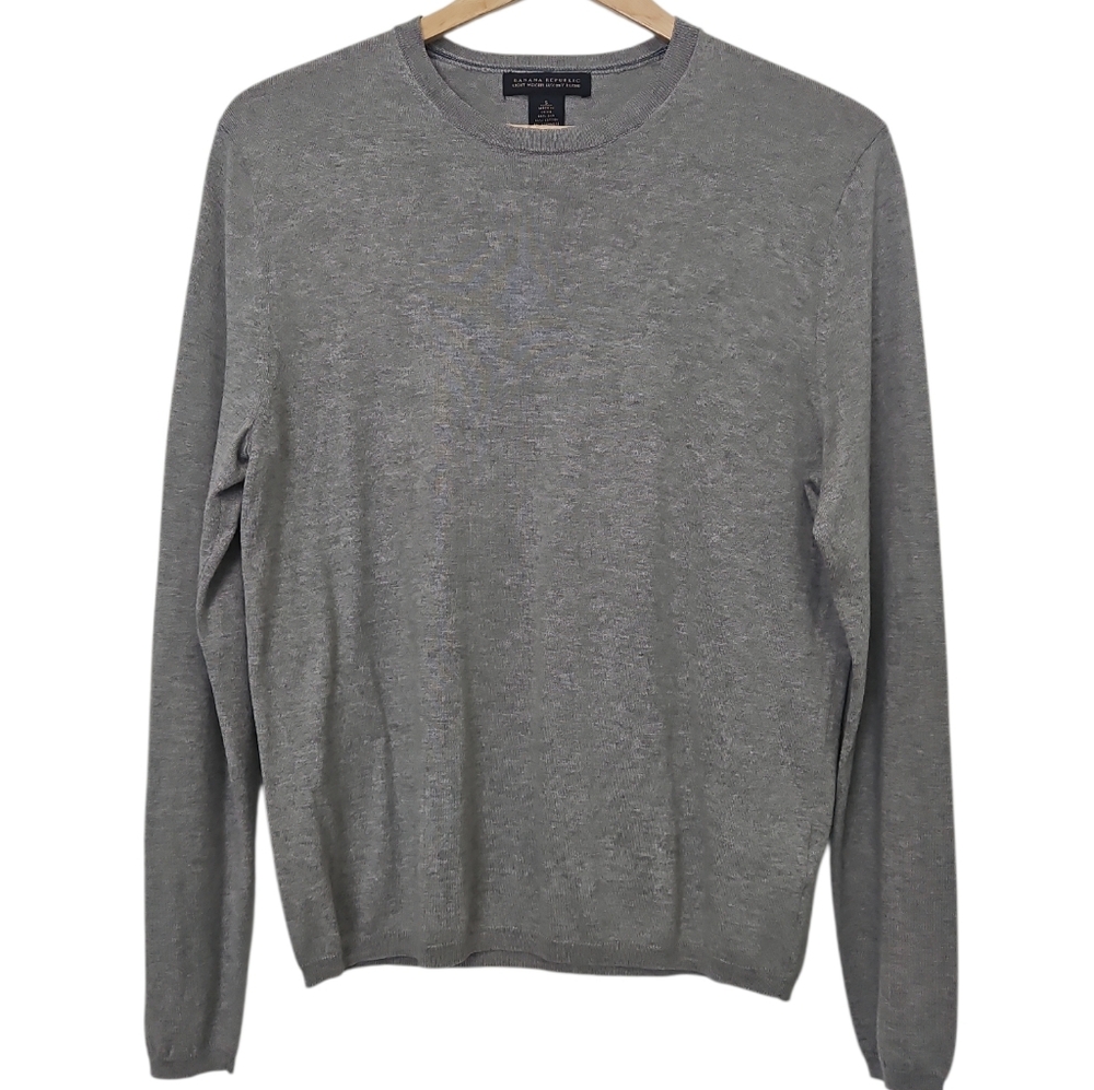 Banana Republic Light Weight Silk Cashmere Crewneck Sweater Size Small